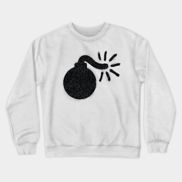 Bomb Graffiti Crewneck Sweatshirt by FillSwitch